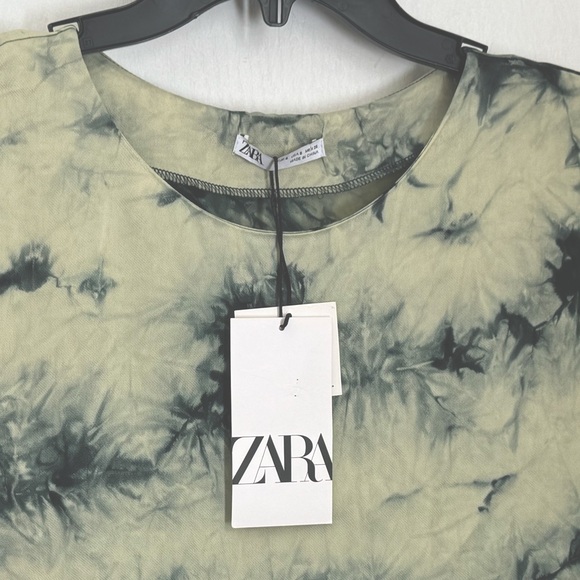 NWT ZARA BATIK TIE DYE TUNIC, TOP OR MINI DRESS. CASUAL AND VERSATILE. - Picture 3 of 10